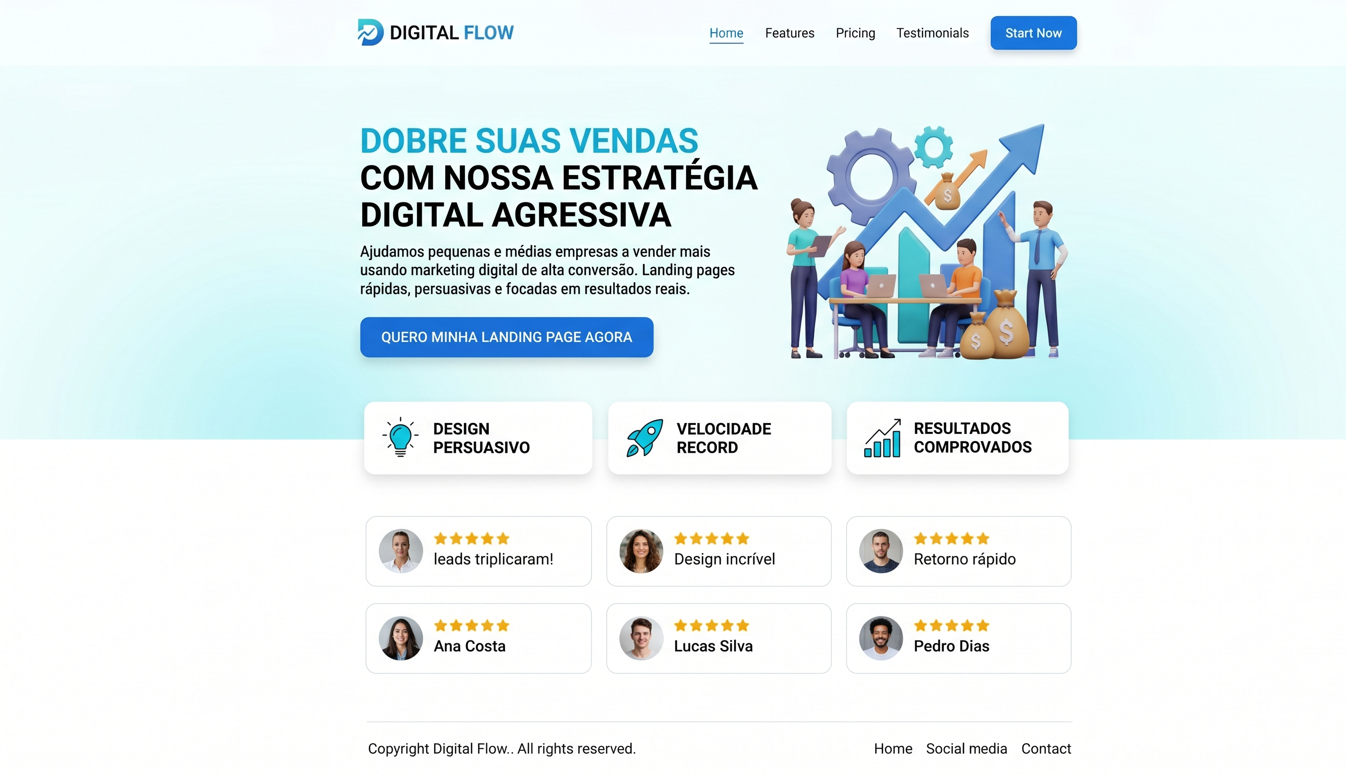 Landing Page de Alta Conversão e Performance